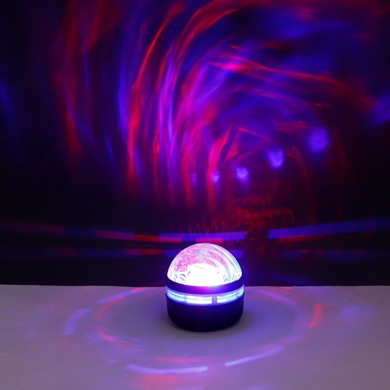 چراغ رقص نور شارژی طرح شفق LED Q6S Magic Ball + ریموت کنترل