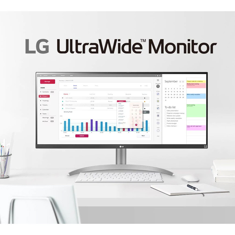 مانیتور ال جی UltraWide 34WQ650-W سایز 34 اینچ