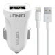 شارژر فندکی Ldnio DL-C17 1A 5W + کابل آیفونی