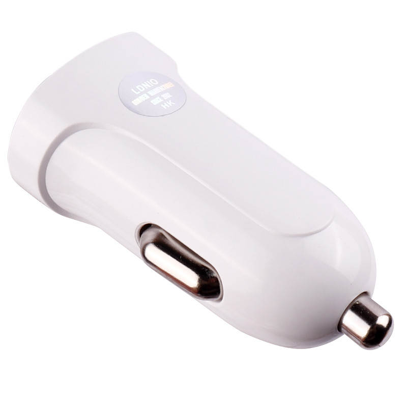 شارژر فندکی فست شارژ Ldnio DL-C17 2.4A 12W + کابل تایپ سی