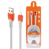 کابل میکرو یو اس بی فست شارژ 30 وات الدینیو LS602 طول 2 متر