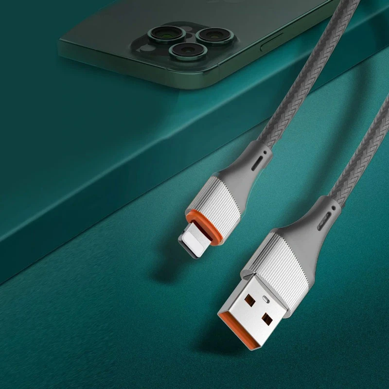 کابل لایتنینگ فست شارژ 30 وات الدینیو LS631 طول 1 متر