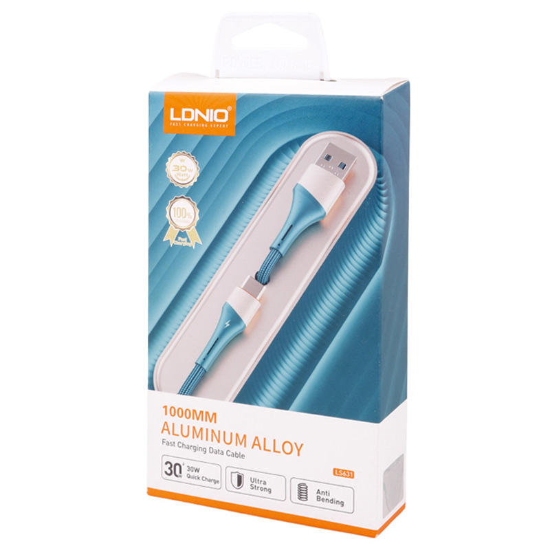 کابل میکرو یو اس بی فست شارژ Ldnio LS631 30W 1m