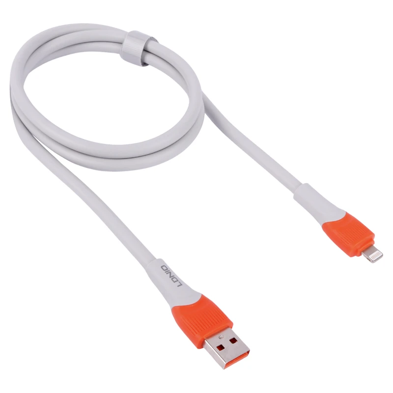 کابل لایتنینگ فست شارژ 30 وات الدینیو LS601 طول 1 متر