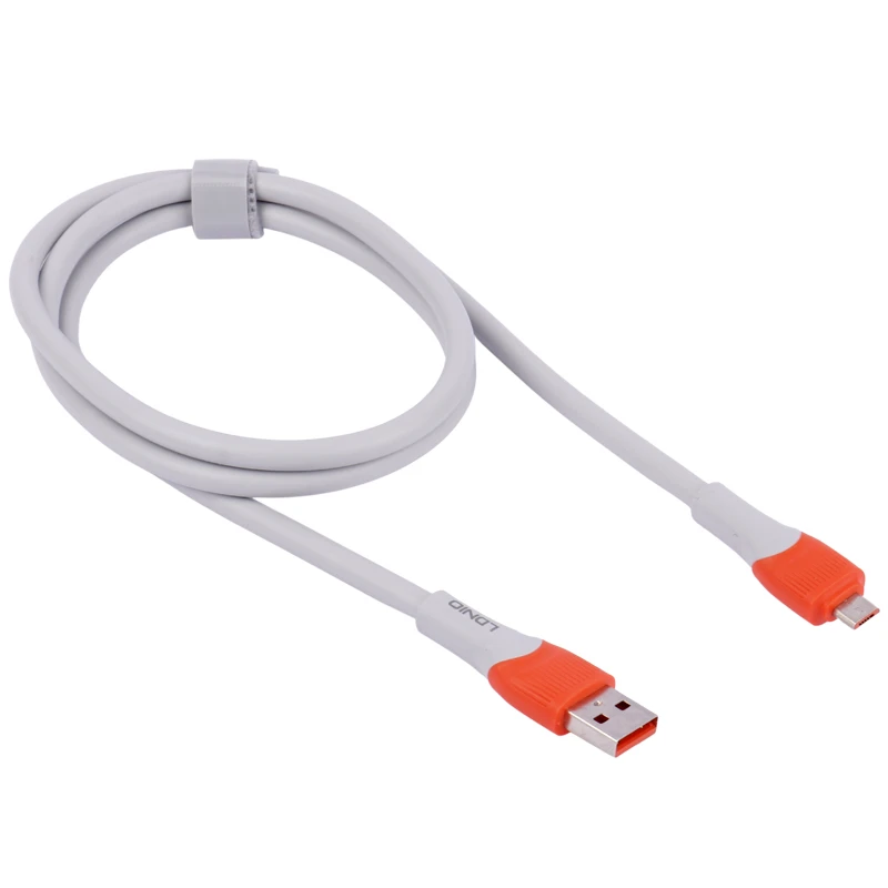 کابل میکرو یو اس بی فست شارژ 30 وات الدینیو LS601 طول 1 متر