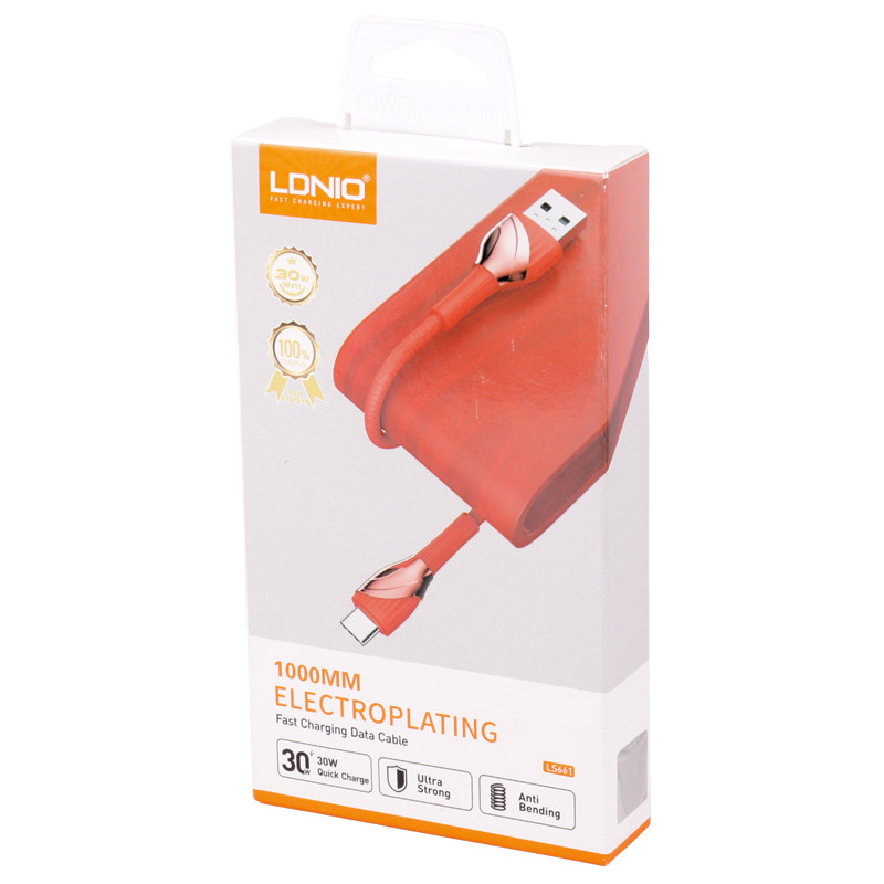 کابل تایپ سی فست شارژ Ldnio LS661 30W 1m