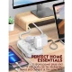 چند راهی 3 خانه ارت دار هوشمند الدینیو SCW3451 با کابل 2 متری + شارژر USB و Type-C