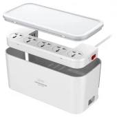 چند راهی و شارژر وایرلس الدینیو SCW5354 با کابل 2 متری + شارژر USB و Type-C