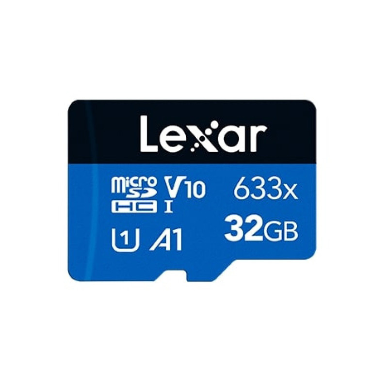 رم میکرو 32 گیگ لکسار Lexar Blue Series 633X A1 V10 U1 C10 100MB/s