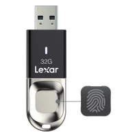 فلش 32 گیگ لکسار Lexar JumpDrive Fingerprint F35 USB3.0