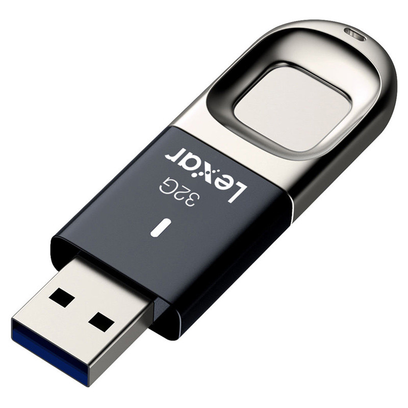 فلش 32 گیگ لکسار Lexar JumpDrive Fingerprint F35 USB3.0