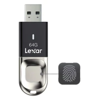 فلش 64 گیگ لکسار Lexar JumpDrive Fingerprint F35 USB3.0