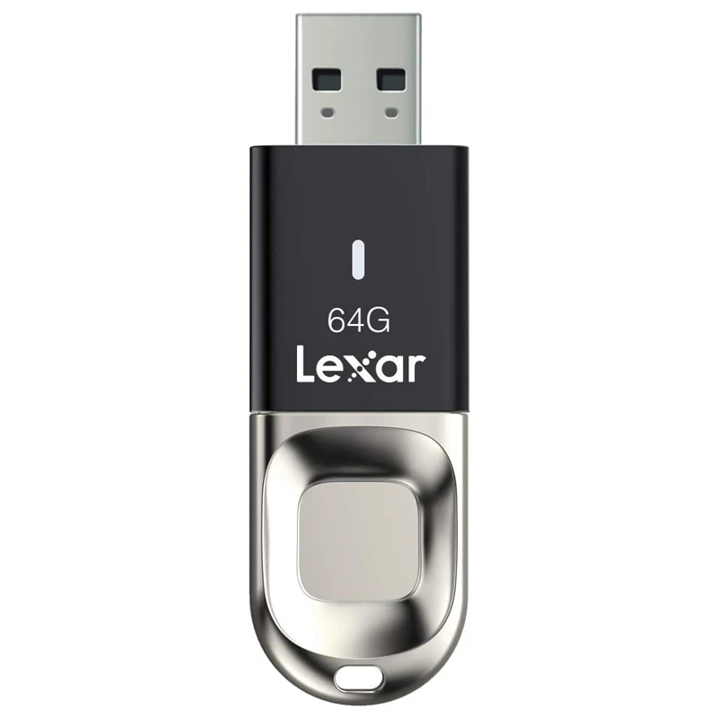 فلش 64 گیگ لکسار Lexar JumpDrive Fingerprint F35 USB3.0
