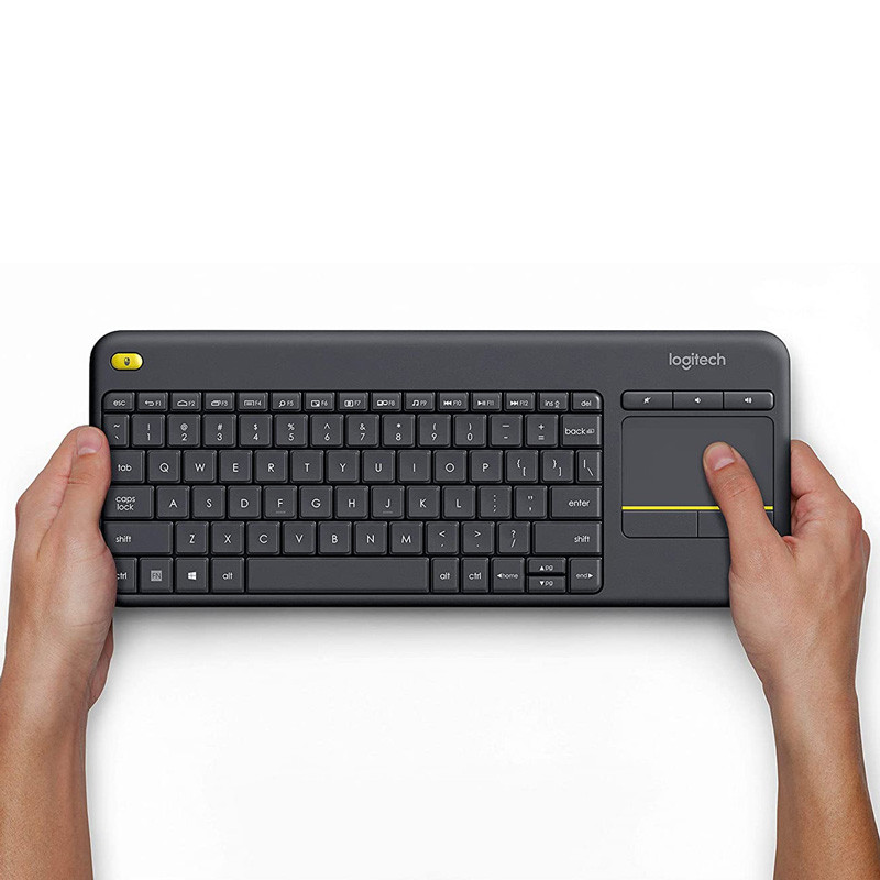 کیبورد و تاچ پد بی سیم Logitech K400 Plus