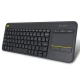 کیبورد و تاچ پد بی سیم Logitech K400 Plus