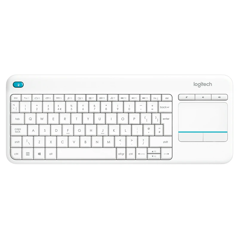 کیبورد و تاچ پد بی سیم Logitech K400 Plus