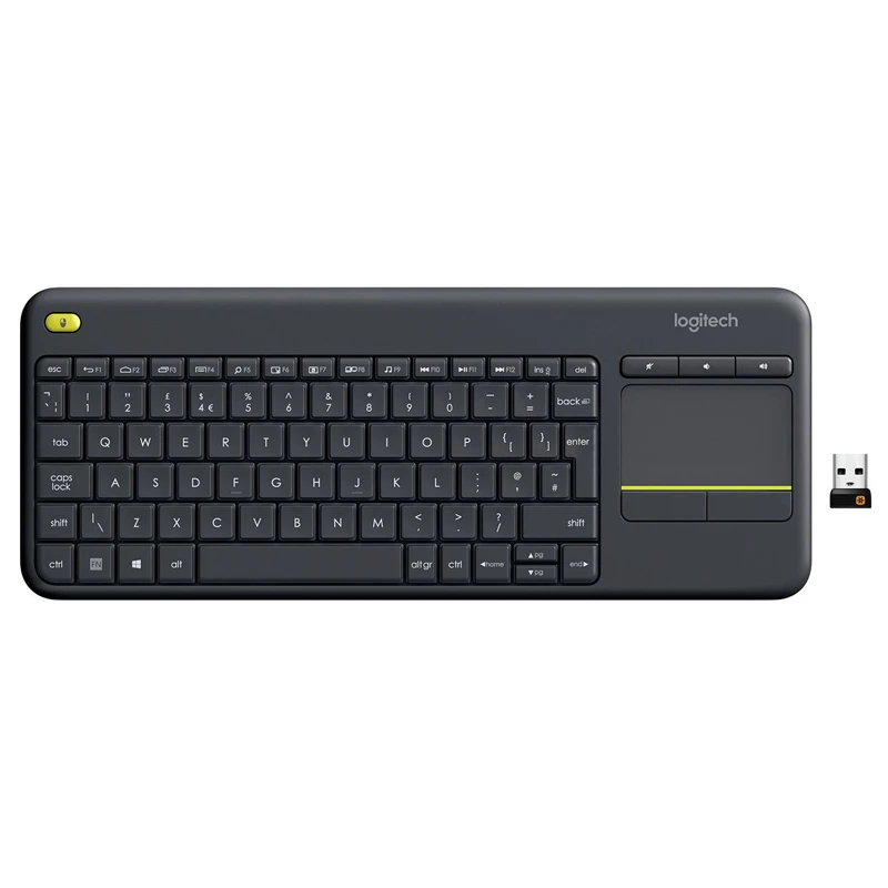 کیبورد و تاچ پد بی سیم Logitech K400 Plus