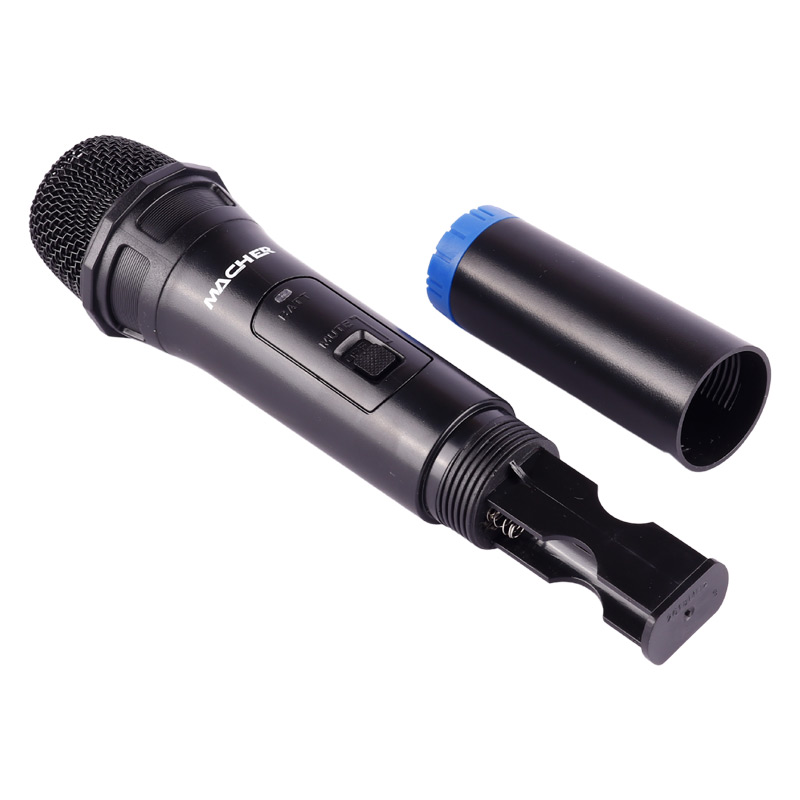 اسپیکر چمدانی بلوتوثی رم و فلش خور Macher MR-1100 + میکروفون و ریموت کنترل