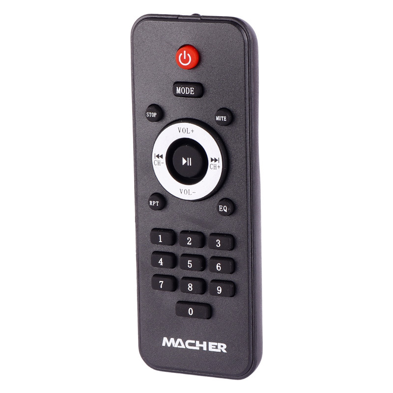 اسپیکر چمدانی بلوتوثی رم و فلش خور Macher MR-1100 + میکروفون و ریموت کنترل