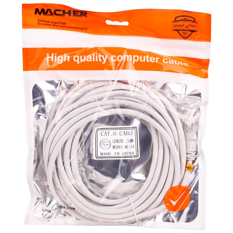 کابل شبکه Macher MR-114 Cat6 5m