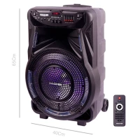 اسپیکر چمدانی بلوتوثی رم و فلش خور Macher MR-1200 + ریموت کنترل