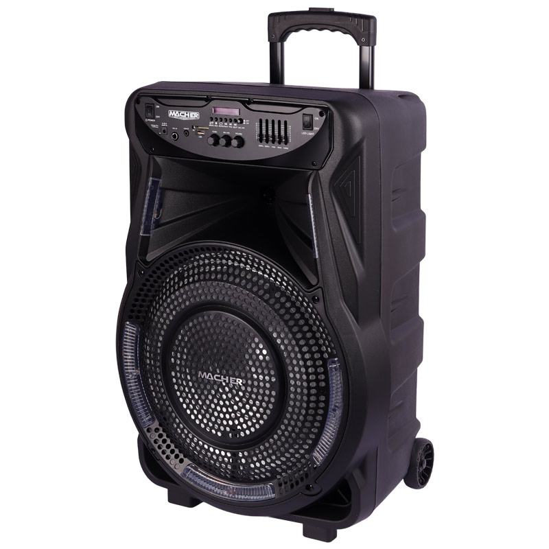 اسپیکر چمدانی بلوتوثی رم و فلش خور Macher MR-1200 + ریموت کنترل
