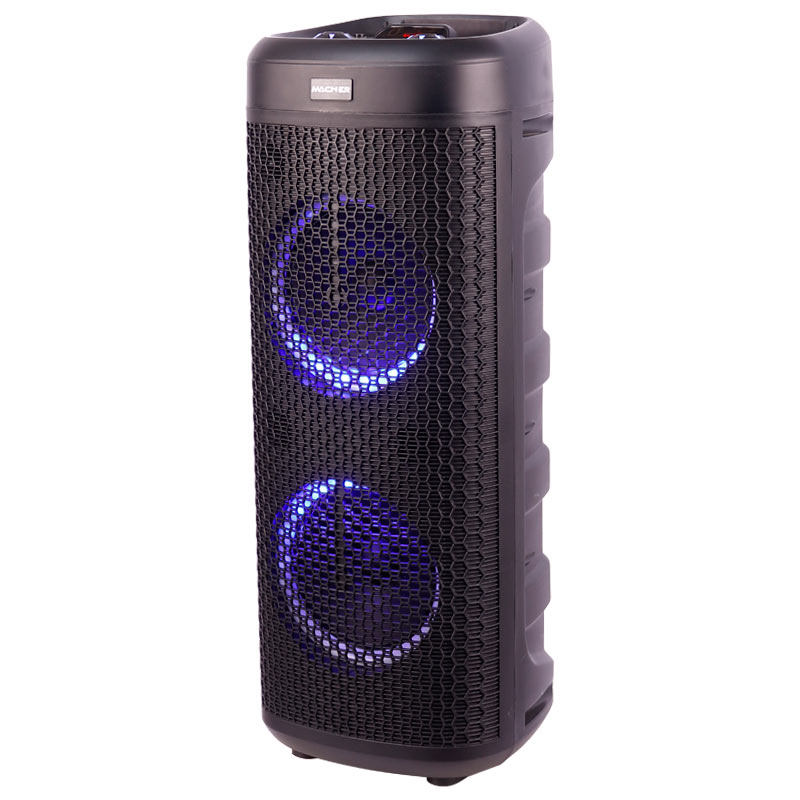 اسپیکر چمدانی بلوتوثی رم و فلش خور Macher MR-1300 + میکروفون و ریموت کنترل