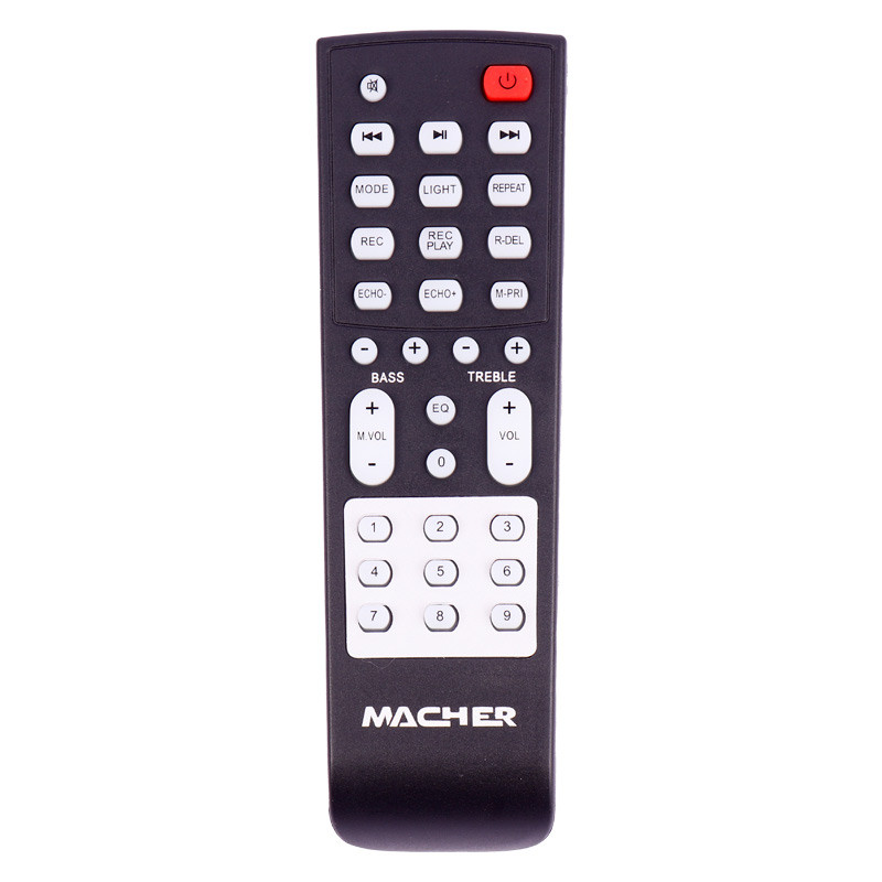 اسپیکر چمدانی بلوتوثی رم و فلش خور Macher MR-1600 + میکروفون و ریموت کنترل