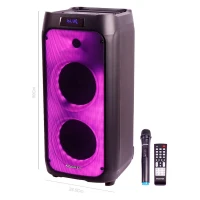 اسپیکر چمدانی بلوتوثی رم و فلش خور Macher MR-1600 + میکروفون و ریموت کنترل