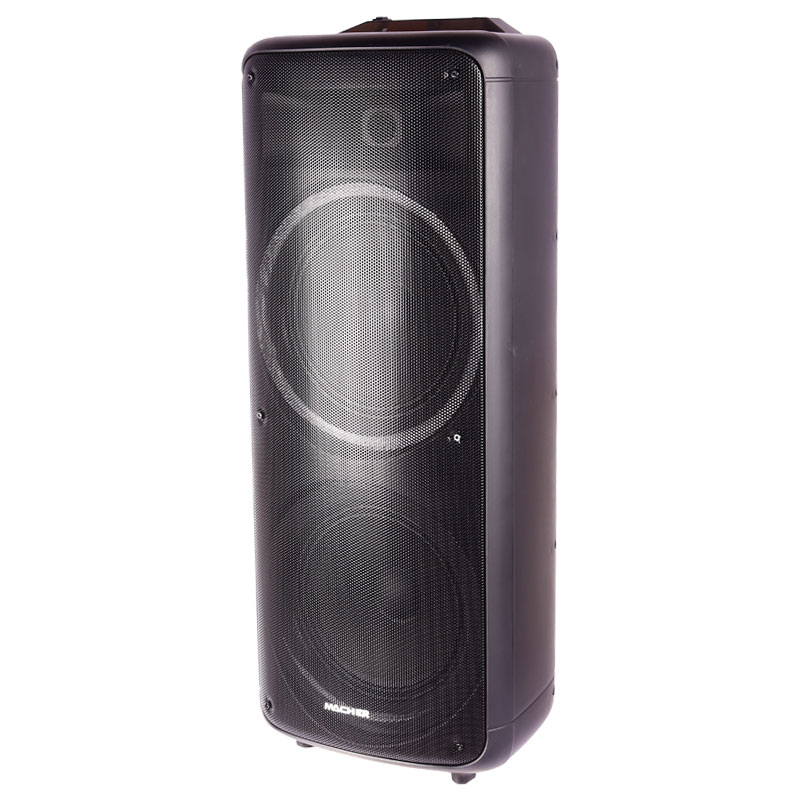 اسپیکر چمدانی بلوتوثی رم و فلش خور Macher MR-2300 + میکروفون و ریموت کنترل