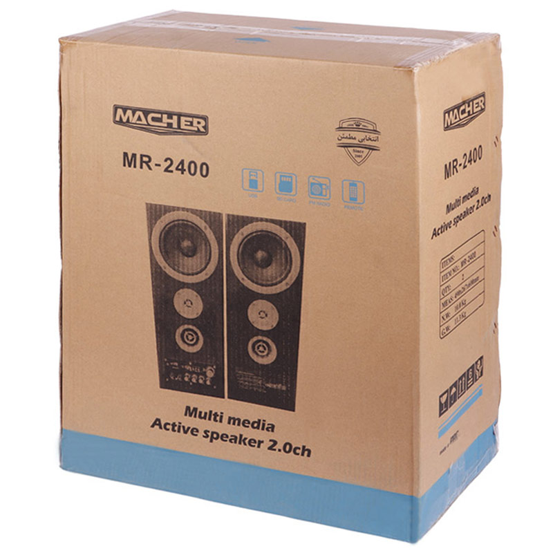 اسپیکر خانگی ایستاده Macher MR-2400 + ریموت کنترل