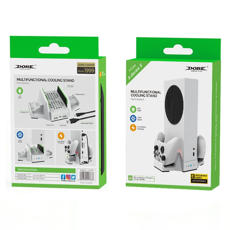 خنک کننده و شارژر دسته Xbox One Series S دابی TYX-0663