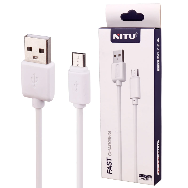 کابل میکرو یو اس بی فست شارژ 2.4 آمپر نیتو NT-UC080 طول 1 متر
