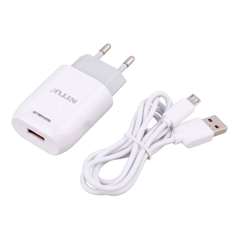 شارژر دیواری 12 وات نیتو NT-TC033 2.4A + کابل میکرو یو اس بی
