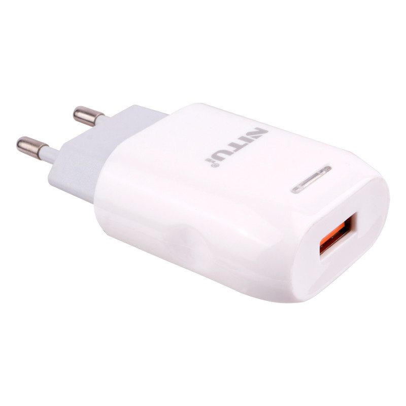 شارژر دیواری فست شارژ Nitu NT-TC033 2.4A 12W + کابل تایپ سی