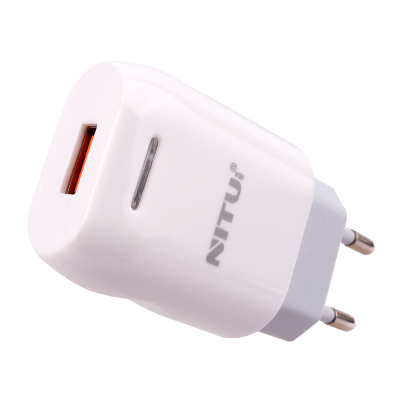 شارژر دیواری فست شارژ Nitu NT-TC033 2.4A 12W + کابل تایپ سی