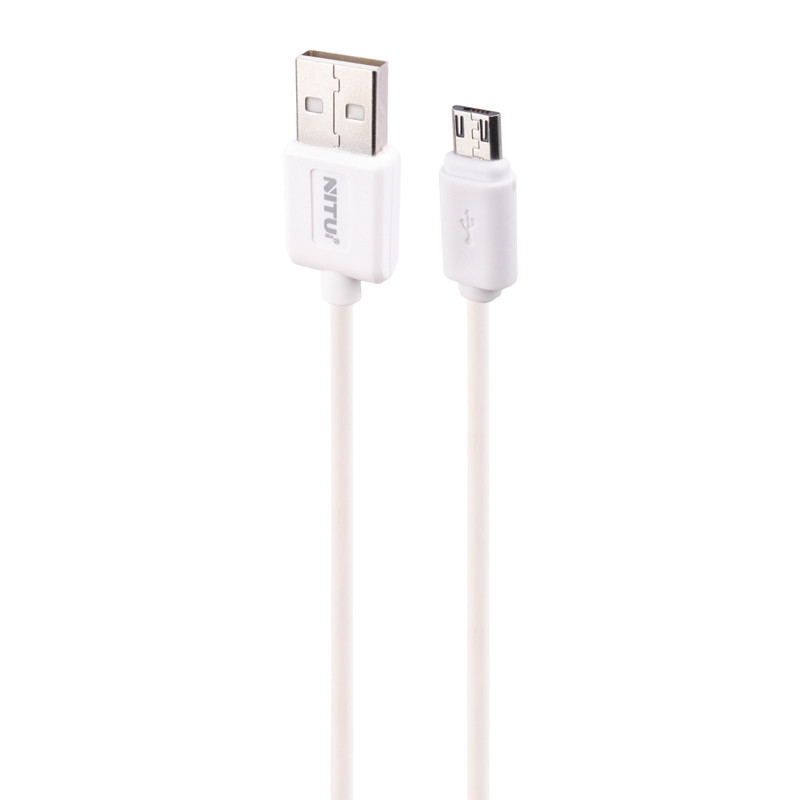 شارژر دیواری فست شارژ Nitu NT-TC066F QC3.0 PD 3A 18W + کابل میکرو یو اس بی