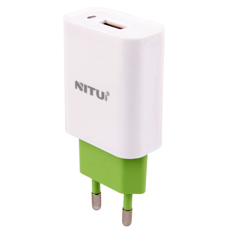 شارژر دیواری فست شارژ Nitu NT-TC066F QC3.0 PD 3A 18W + کابل تایپ سی