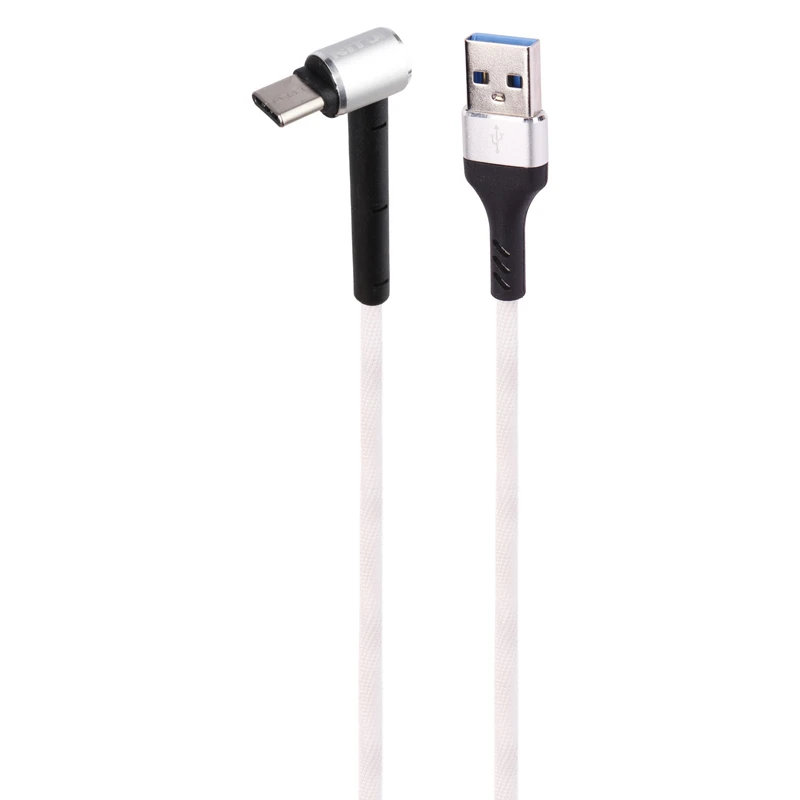کابل تایپ سی فست شارژ 2 آمپر نیتو NT-UC043 یکسر L طول 1 متر
