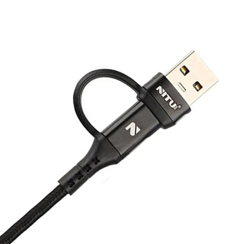 کابل شارژ چندکاره فست شارژ 5 آمپر نیتو NT-UC062 طول 1 متر