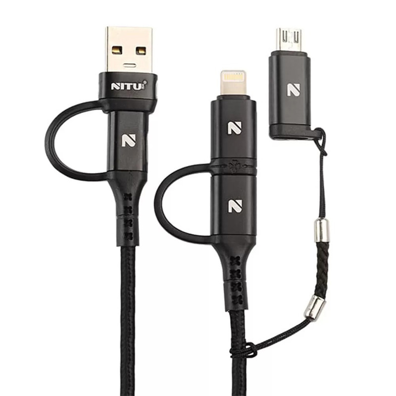 کابل تبدیل فست شارژ Nitu NT-UC062 5 In 1 5A PD 1m