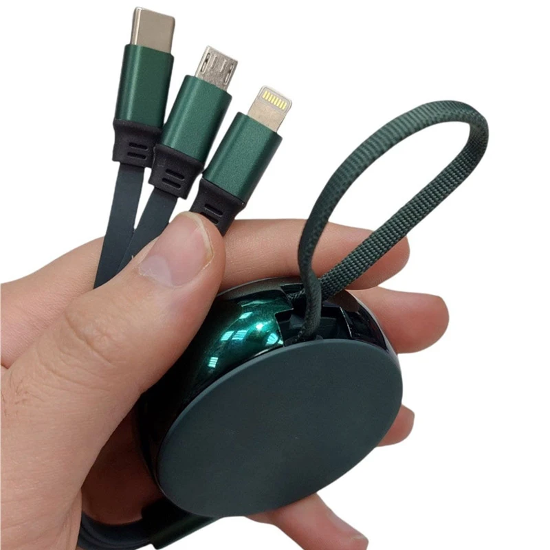کابل سه سر فست شارژ نیتو NT-UC090 طول 1.2 متر