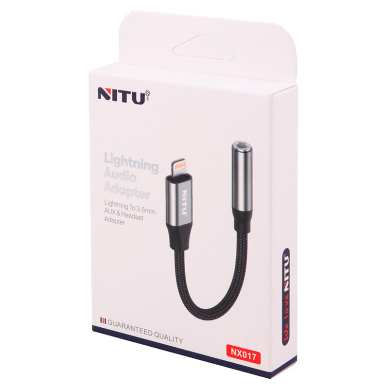 تبدیل Nitu NX017 Lightning to AUX 12cm