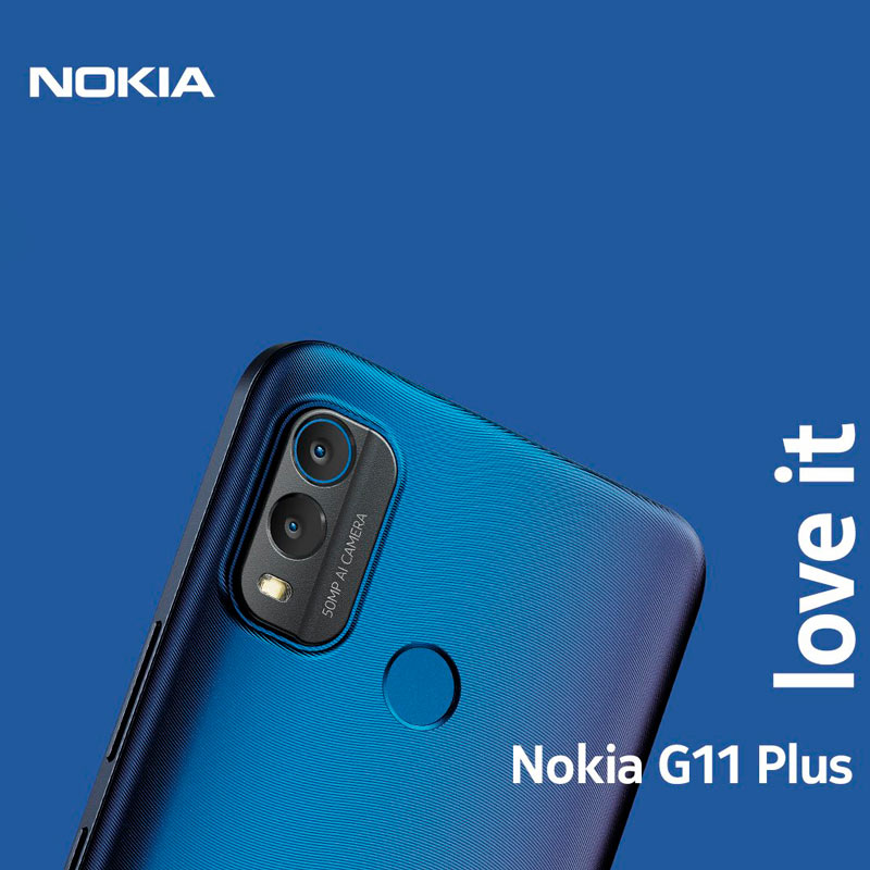 گوشی موبایل نوکیا Nokia G11 Plus Dual Sim ظرفیت 64 گیگابایت و رم 4 گیگابایت