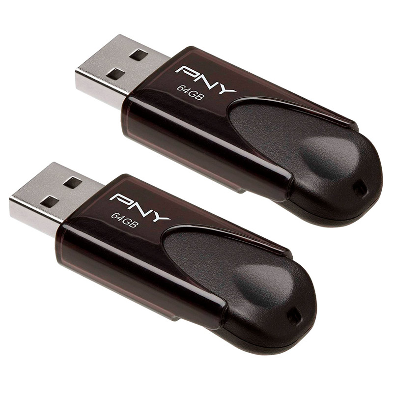 فلش 64 گیگ پی ان وای PNY Attache 4 بسته 2 عددی