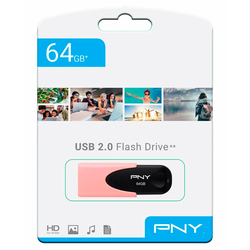 فلش 64 گیگ پی ان وای PNY Attache 4 Pastel