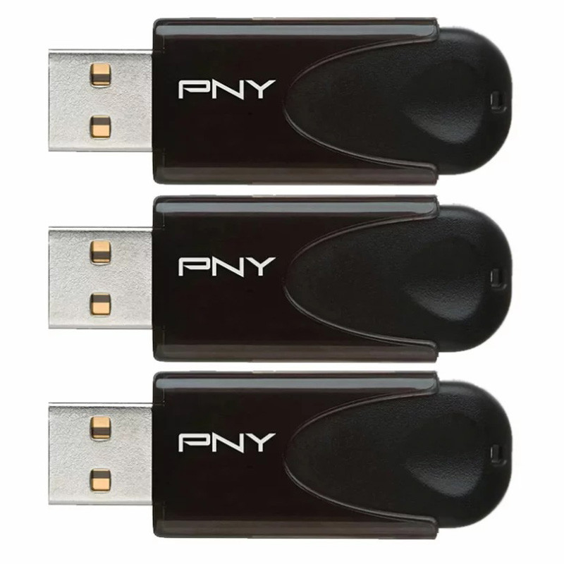 فلش 32 گیگ پی ان وای PNY Attache 4 بسته 3 عددی