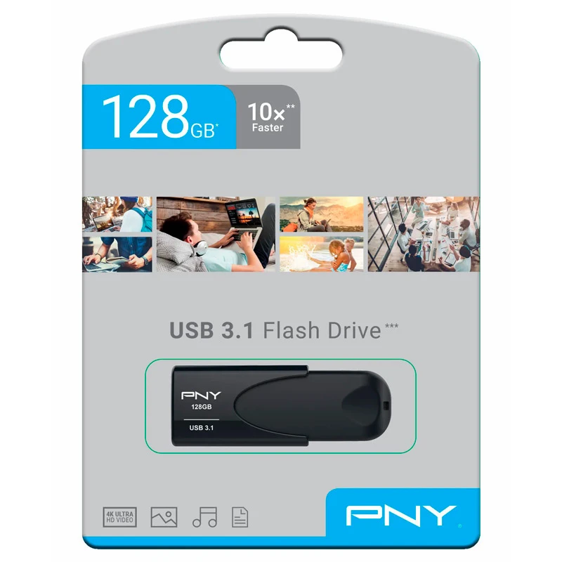 فلش 128 گیگ پی ان وای PNY Attache 4 USB3.1