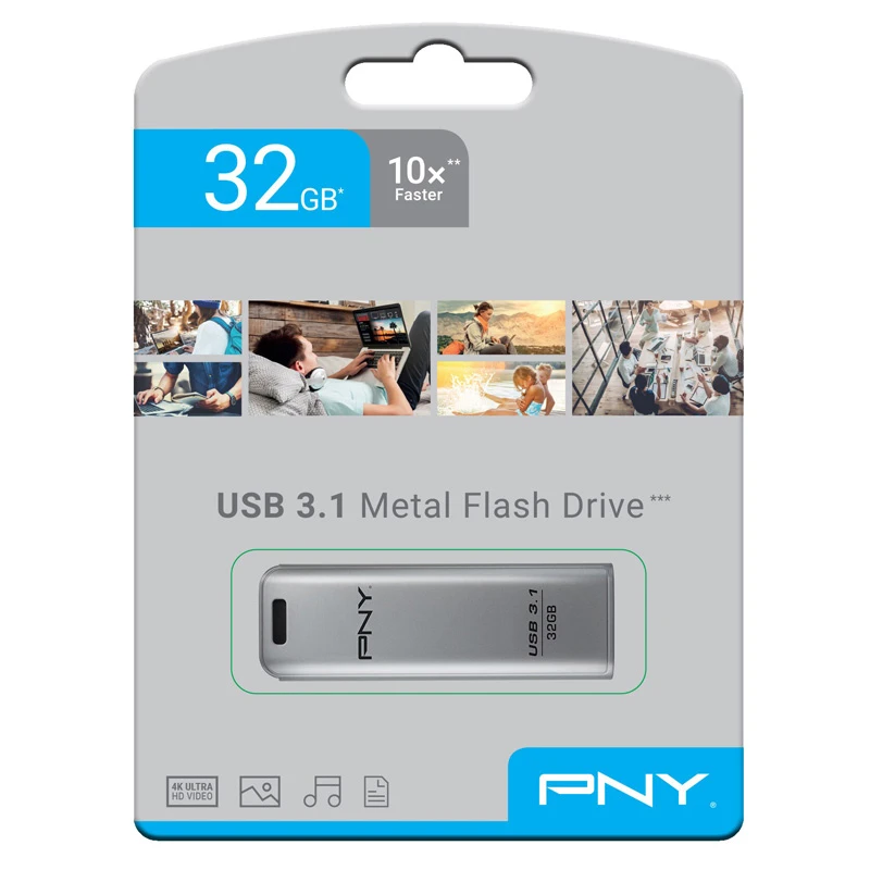 فلش 32 گیگ پی ان وای PNY Elite Steel USB3.1