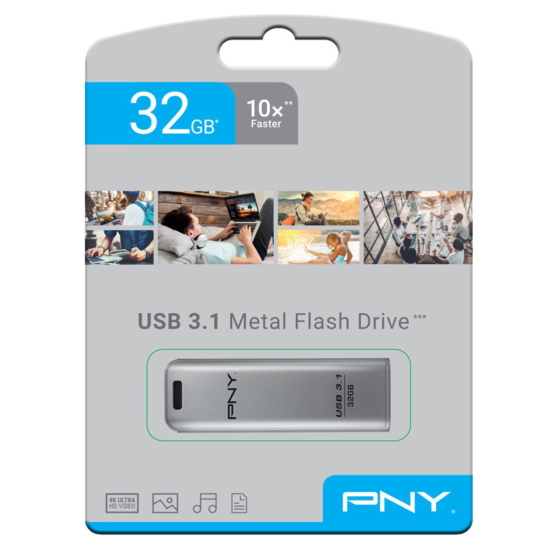 فلش 32 گیگ پی ان وای PNY Elite Steel USB3.1